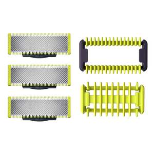 Lames de rechange Philips OneBlade pour le visage/le corps, kit de lames de rechange originales compatibles avec tous les rasoirs OneBlade QP2630 - Product Image 3