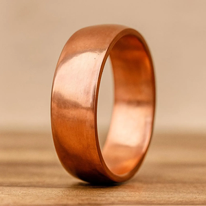 Premium Handmade Solid Copper Band <b>Ring</b> Traditional Artisan <b>Crafted</b> Unisex Jewelry Gift for Everyday Wear Casual Style - Product Image 4