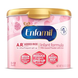 Enfamil a. r. สูตรสำหรับทารกได้รับการพิสูจน์ทางการแพทย์แล้วว่าลดด้วยธาตุเหล็ก DHA สำหรับผงอาบน้ำพัฒนาสมองขนาด19.5ออนซ์ - Product Image 2