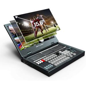 Meilleure qualité PVS0615 Commutateur vidéo multi-format portable 6 canaux avec moniteur 15.6" - Product Image 2
