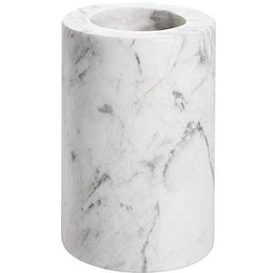 Solid Marble Base with Metal Top Christmas Decorative Pillar <b>Candlestick</b> <b>Holder</b> - Product Image 6