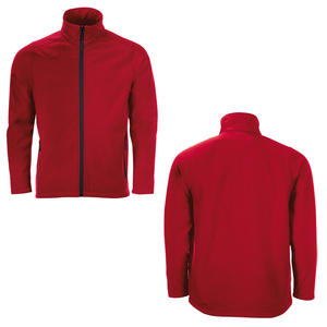 Veste Softshell pour homme de haute qualité, coupe-vent, nouveau tissu doux, logo personnalisé, veste Softshell d'extérieur unie, coupe-vent - Product Image 3
