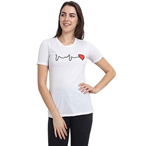 Haut de sport d'été à manches courtes décontracté de haute qualité pour les femmes haut respirant en tricot évacuant la sueur avec des conceptions personnalisées - Product Image 2