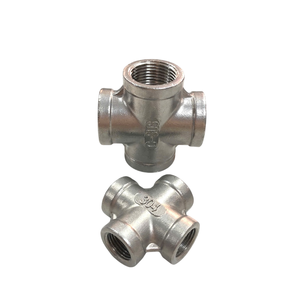 Accesorios de tubería cruzada de 4 vías de acero inoxidable personalizados de alta especificación superficie lisa OEM/ODM para varias industrias - Product Image 2