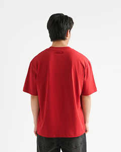 Camiseta de Hombre 100% Algodón Estampada con Cuello Redondo, Corte Cuadrado, Largo Recortado, Estilo Urbano, Logotipo Personalizado, Oversize, Manga Corta, Transpirable y Ecológica - Product Image 2