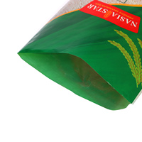 Sac d'emballage pour riz en PP tissé personnalisé avec impression flexo, recyclable, couleur personnalisée