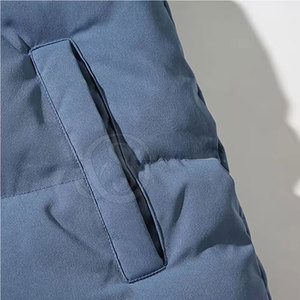 Meilleur prix – Doudoune décontractée d'hiver pour homme en polyester/nylon, respirante, séchage rapide, fermeture éclair, couleurs et logo personnalisables sur le devant - Product Image 4