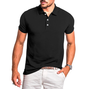 Polo informal liso de poliéster con logotipo personalizado, Polo de trabajo para hombre, camisetas de negocios de punto, camiseta para hombre - Product Image 5