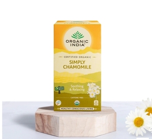 Simplemente té de manzanilla Aroma fragante Sabor terroso y dulzura sutil Mejora la relajación y restaura la calma - Product Image 1