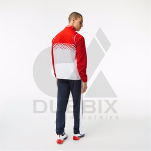 ชุดวอร์มแขนยาวมีซิปสำหรับผู้ชายชุดวอร์มสไตล์ใหม่ออกแบบได้ตามต้องการสำหรับวิ่งและเล่นกีฬา - Product Image 2