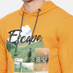 Sweats à capuche personnalisés pour hommes 100% coton lourd qualité de luxe sérigraphie Streetwear pulls à capuche pour hommes - Product Image 2