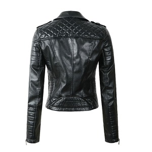 Chaquetas de cuero genuino para mujer Chaquetas de cuero con estilo de Venta caliente para mujer - Product Image 6