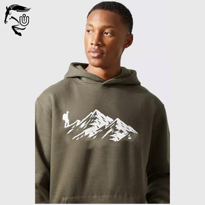 Pull à capuche personnalisé XXL pour hommes, survêtement en coton de haute qualité avec sérigraphie incroyable, grande taille pour l'hiver - Product Image 6