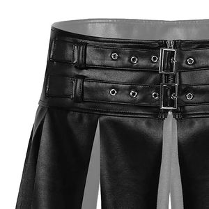 2025 Nouveau Design Pas Cher Prix Confortable En Cuir Kilts Conception Respirante Bas quantité minimale de commande Entièrement Personnalisé Kilt En Cuir - Product Image 5
