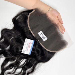 Precio de fábrica Cierre Frontal Cabello crudo Vietnamita Cabello HD Cierre de encaje suizo Frontal HD Encaje Cabello crudo - Product Image 4
