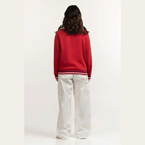 Women's Xl Varsity Jacket Customization New Street Style Crop <b>Wool</b> Regular Cotton Sleeves Supply Long Length Varsity Jackets - Product Image 6