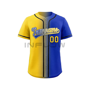 Conceptions uniformes Vêtements de baseball 100% polyester Maillot de softball et de baseball personnalisé Ensembles de sublimation à motif d'équipe de jeunes - Product Image 2
