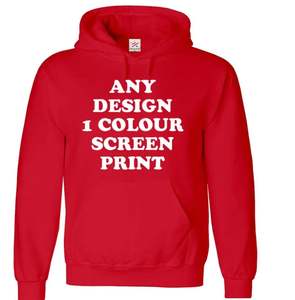 Sudadera con capucha extragrande para hombre con cremallera, forro polar de poliéster/algodón, logotipo personalizado, hecha a medida, talla grande, sudadera de invierno cortavientos - Product Image 4