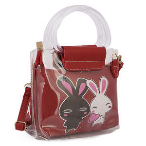 กระเป๋าสะพายไหล่เด็กผู้หญิง 003 - สีน้ำตาลแดง - Product Image 1