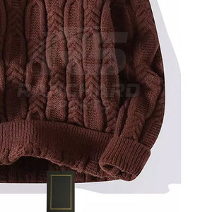 <b>Men</b> Loose Fit Knit Sweater Comfortable Casual Wear <b>Men</b> Fashionable Knit Sweater Comfortable Trendy <b>Pullover</b> - Product Image 2