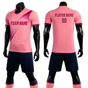 Conjunto Deportivo Personalizado 2025, Camiseta de Fútbol de Manga Corta para Adultos, Pantalones Cortos, Uniforme Deportivo de Entrenamiento, Equipación de Fútbol 100% - Product Image 6