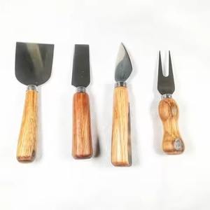 Antique Design Stainless Steel Cheese Knives Set Gold Polished Handle Dishwasher Safe Eco-Friendly for <b>Tabletop</b> Wedding Cheese - Product Image 3