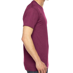 2025 nuevo 95% algodón 5% Spandex hombres Slim Fit Camisa ajustada gimnasio sublimación camiseta - Product Image 6