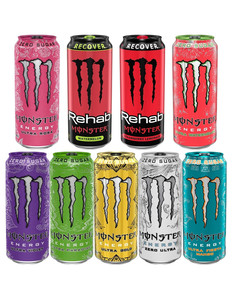 For Monsster Energy Drink Low-Carb Low-Fat Sugar-Free Ginseng & <b>Carbonate</b> Infused Box/Bag Packaging Wholesale Price - Product Image 2