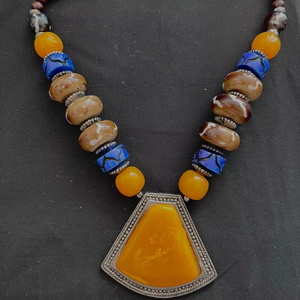 Collar de diamantes de cristal unisex con diseño de fiesta elegante, cuentas de resina bordadas para eventos de boda, Ángel modelado para mujeres y niñas - Product Image 1