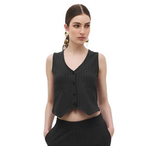 Chaleco Casual sin Mangas con Cuello Redondo 100% Algodón - Product Image 2