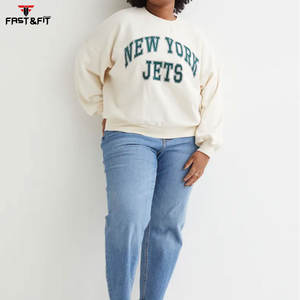 เสื้อสเวตเตอร์แบบสวมหัวของผู้หญิงเสื้อสเวตเตอร์สีพื้นโลโก้ออกแบบได้ตามต้องการ - Product Image 5