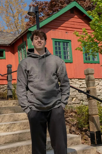 เสื้อฮู้ดยูนิเซ็กส์ปรับแต่งได้สวมใส่สบายพร้อมกระเป๋าด้านหน้าและสายรัดปรับได้เหมาะสำหรับสวมใส่สบายๆหรือดีไซน์ส่วนตัว - Product Image 2