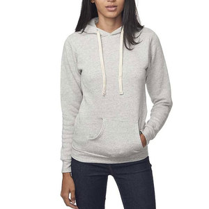 Sweat à capuche gris uni à manches longues en polaire pull à capuche décontracté sweat à capuche solide automne hiver hauts sweat à capuche de qualité - Product Image 4