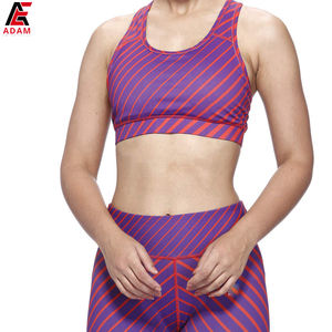 Soutien-gorge et pantalon de sport de couleur unie personnalisés pour femmes pour le yoga, la course à pied et le fitness ensemble de vêtements de sport de qualité supérieure - Product Image 6