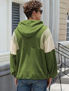 Sweats à capuche unisexes personnalisés à demi-zip 100% polyester polaire Vente en gros Prix bas Fabrication en usine en vrac Hiver - Product Image 6