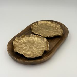 Elegante Tazón Retro de Aluminio para Aperitivos y Frutos Secos, Acabado Dorado Personalizado con PVD, para Exportación Internacional - Product Image 6