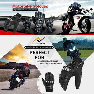 Motorcycle Gloves Motorbike Nylon Unisex Half Finger Carbon Knuckle Protection Waterproof Insulated Winter Summer Riding Gloves - Product Image 6