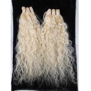 Extensiones de cabello humano Rubio 613 suave y liso para un volumen y longitud instantáneos que se mezclan naturalmente con su cabello - Product Image 1