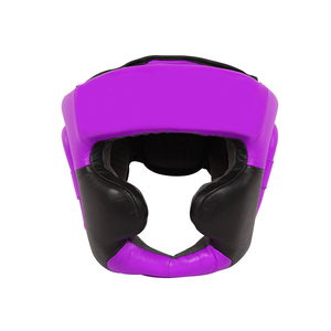 Protectores de cabeza de cuero con diseño de logotipo personalizado profesional, envío rápido y servicio OEM de bajo precio para productos de boxeo - Product Image 4