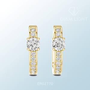 Pendientes Elegantes con Diseño de Racimo Redondo para Bodas, Fiestas, Uso Diario y Ocasiones Especiales - Product Image 5