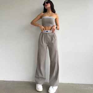 Ensemble de vêtements de sport deux pièces pour femmes débardeur et legging pour le fitness vêtements d'entraînement personnalisés OEM pour femmes Yoga Se - Product Image 6