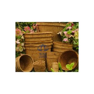 Vietnam fabrica maceta colgante, maceta de coco para planta, árbol verde, flor, mantillo, maceta de fibra biodegradable, producto de coco 100% - Product Image 1