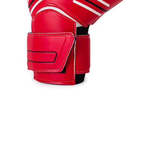 Gants de gardien de but en cuir respirant pour adultes et enfants, protection des doigts, latex épais, réglables, antidérapants, sport - Product Image 4