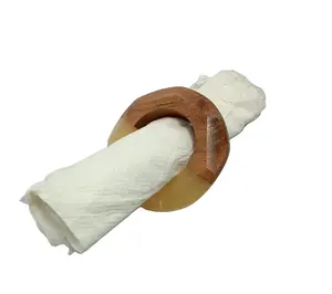Anneaux de serviette classiques en résine et bois écologiques pour comptoir de cuisine - Plus grand fournisseur - Product Image 1