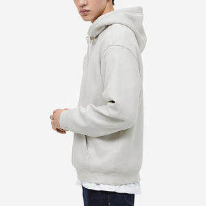Sweat à capuche en polaire épais pour homme, style décontracté et sportif, brodé, personnalisé, streetwear, mode, grande taille, vêtement d'hiver long et matelassé - Product Image 3