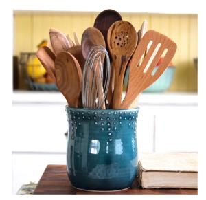 Utensilios para Ensalada Modernos de 11 Pulgadas, Recubiertos de Resina, Hechos a Mano, Ecológicos, Aptos para Lavavajillas, para Cocina, Hechos en India - Product Image 5