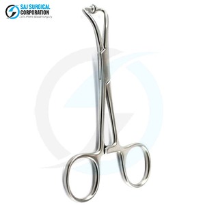 Pince à drapage manuelle durable en acier inoxydable pour une drapage précise en chirurgie - Product Image 2