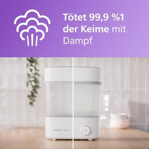 Philips Avent Premium Esterilizador y secador de biberones, elimina el 99.9% de bacterias Capacidad libre de químicos para 6 botellas SCF293/00 - Product Image 6