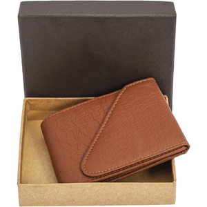 Portefeuille unisexe en cuir de vachette pour homme, longue durée avec fermeture à glissière, protection RFID et doublure longue en polyester - Product Image 1