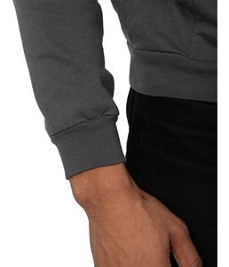 Sweat-shirts à capuche tricotés respirants personnalisés de haute qualité pour hommes, en coton biologique, anti-rétrécissement, durables, unis, vierges ou imprimés - Product Image 6